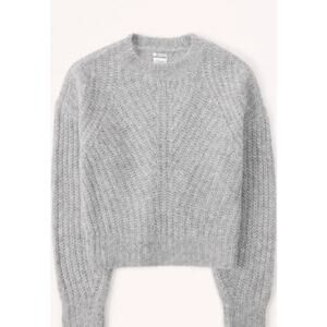 Abercrombie Alpaca-Blend Crew Grey Sweater size medium
